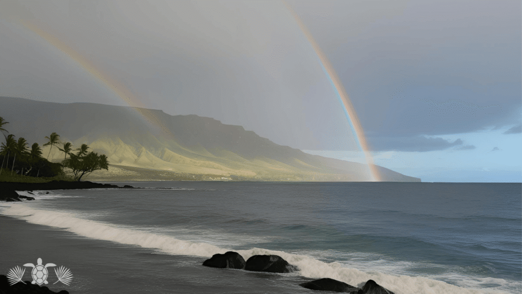 Rainbow in Kona While Raining