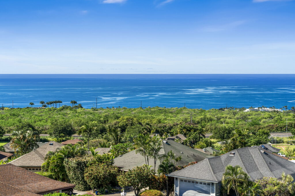 view from pualani estates home