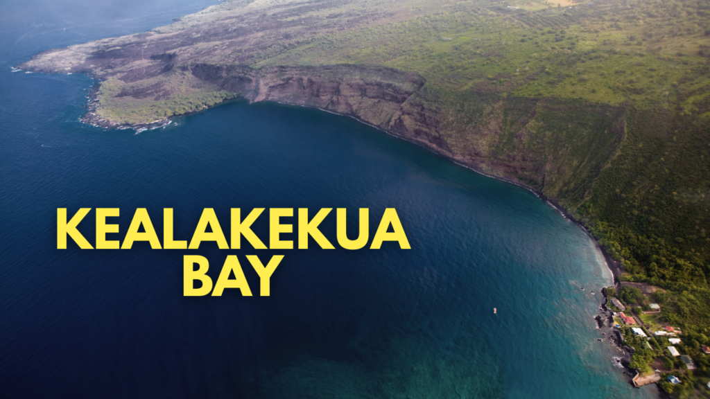 Aerial View of Kealakekua Bay