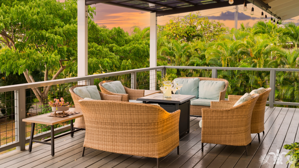 A stunning nature view - lanai of Kona acres home