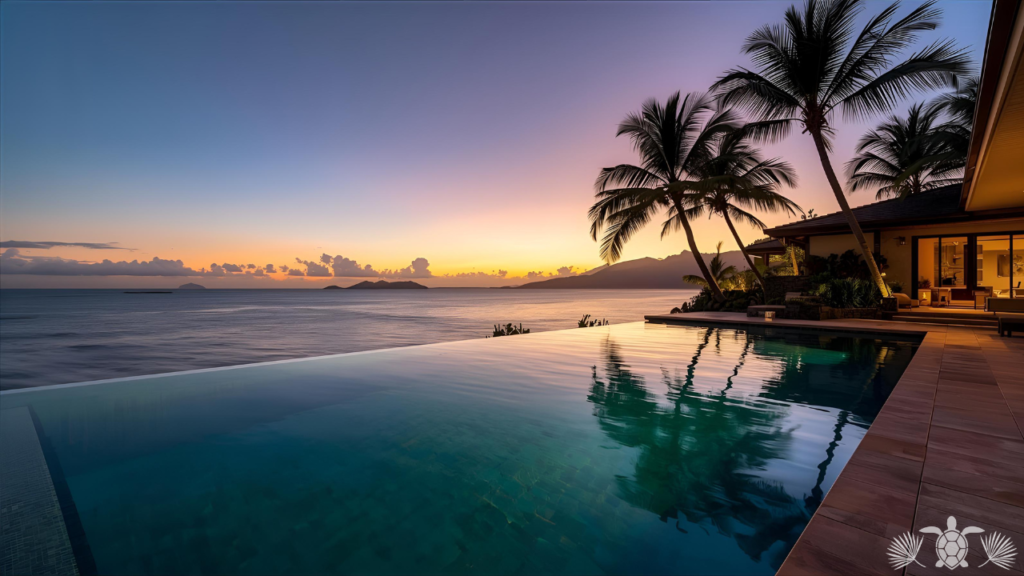 Pool with Overlooking Oceanview