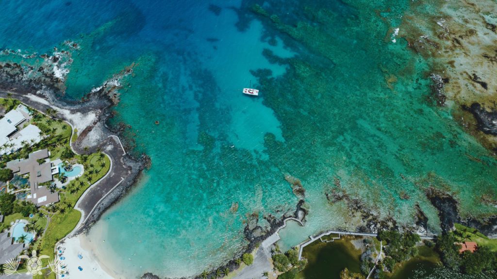 Big Island Real Estate Market - Aerial View of Beach on the Big Island
