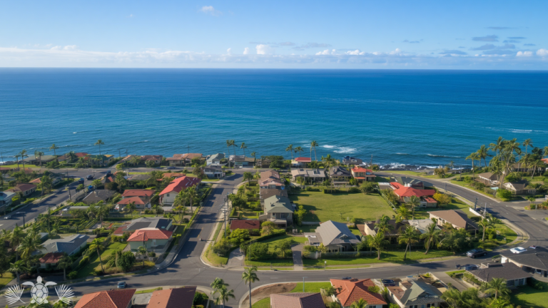 Moving to the Big Island - West Big Island Hawaii neighborhood aerial view for mainland relocators moving to Kona 2026